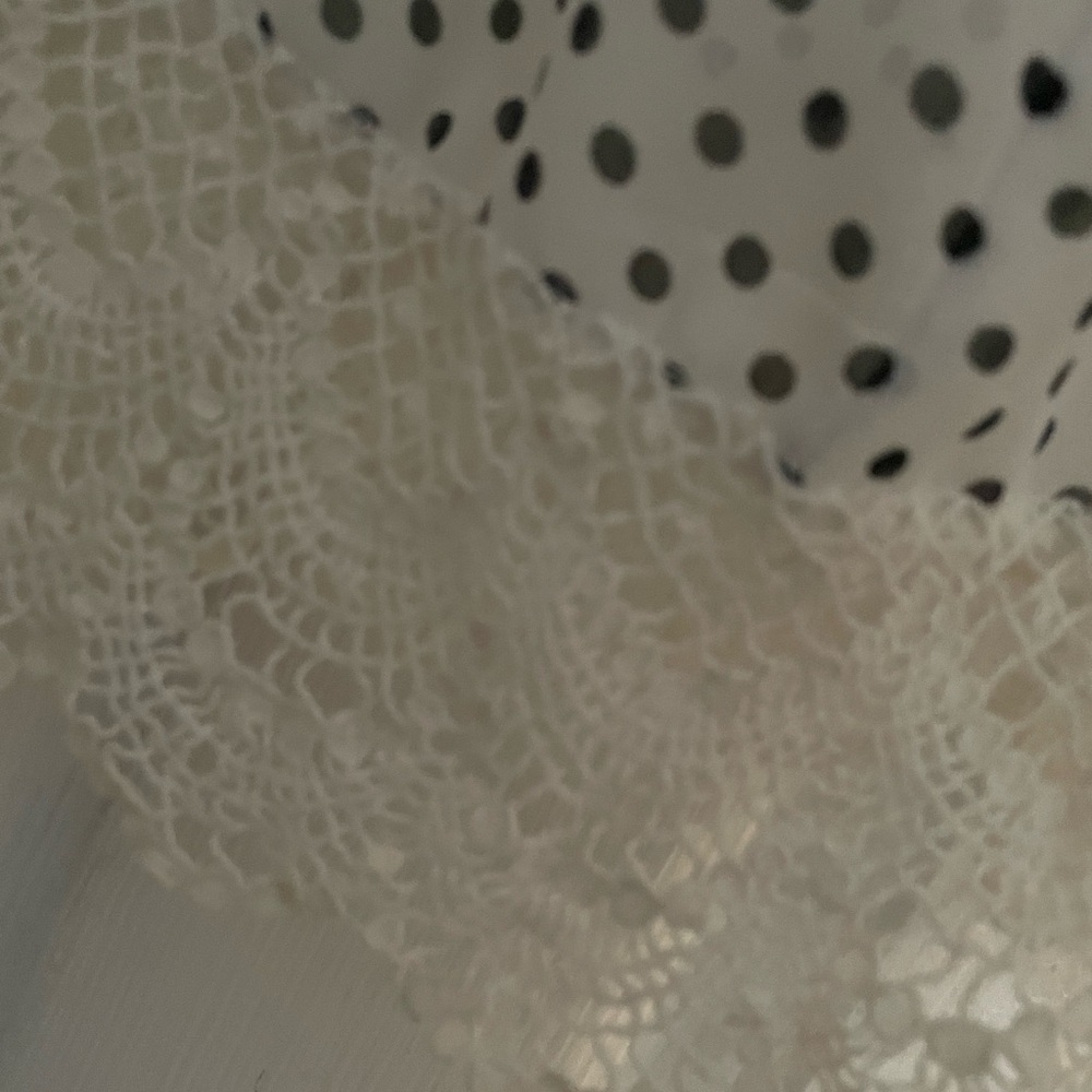 White with black polka dots. By FIRST LOVE. - Picture 4 of 5